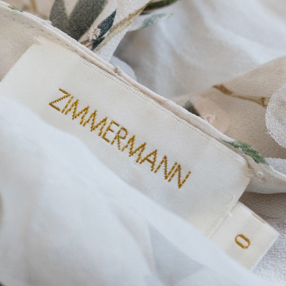 Boho Zimmerman Cream Maxi dress size 0 - Picture 8 of 10